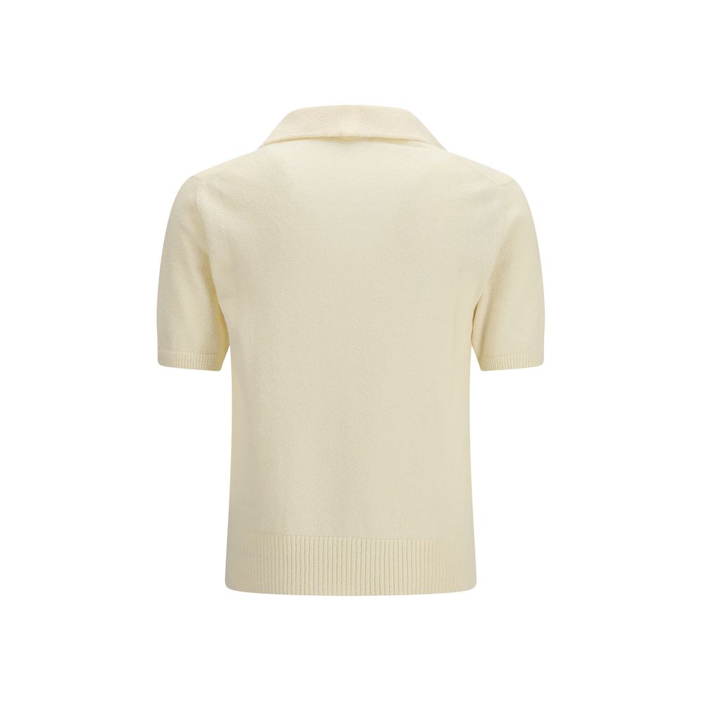 Dolce & Gabbana Beige Cotton Polo Shirt | Regal Royce
