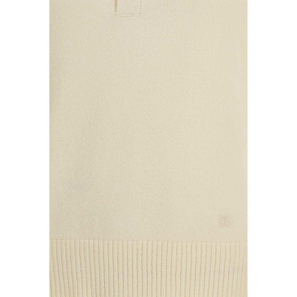 Dolce & Gabbana Beige Cotton Polo Shirt | Regal Royce