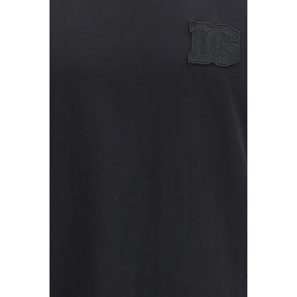 Dolce & Gabbana Black Cotton T-Shirt | Regal Royce