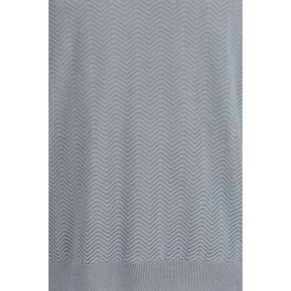 Giorgio Armani Gray Silk Sweatshirt | Regal Royce