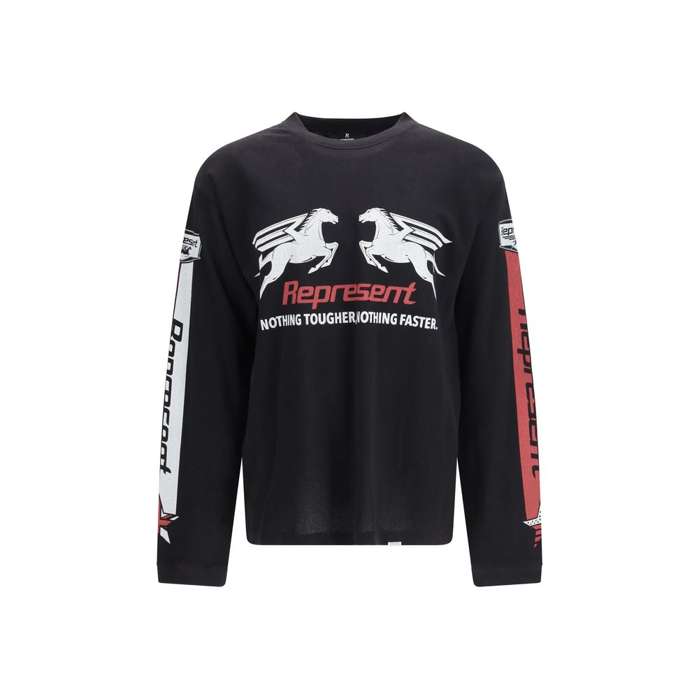 Represent Black Cotton Sportswear | Regal Royce