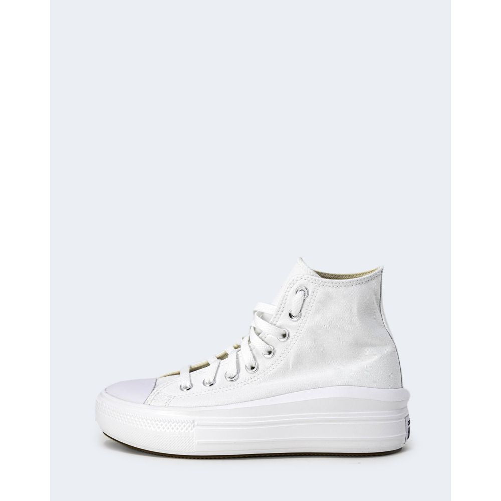 Converse White Cotton High Top Sneakers | Regal Royce