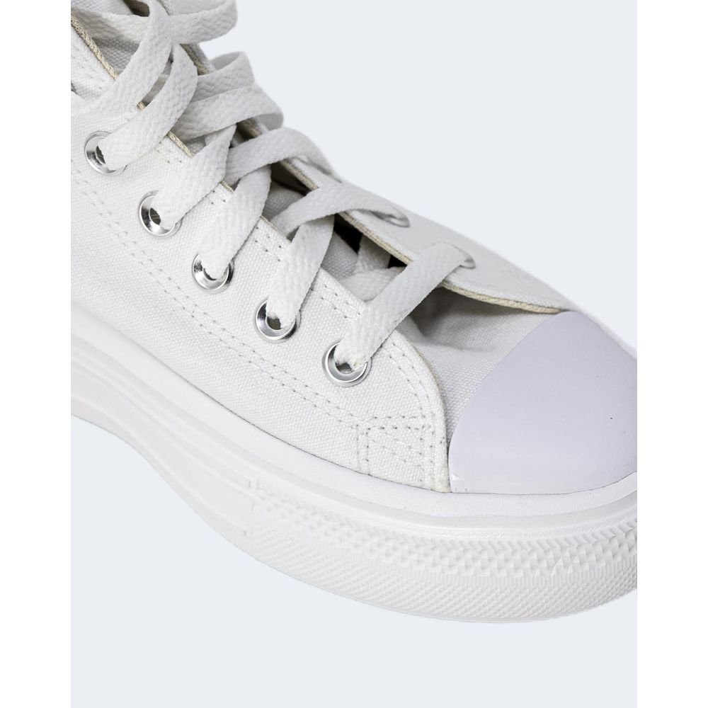 Converse White Cotton High Top Sneakers | Regal Royce