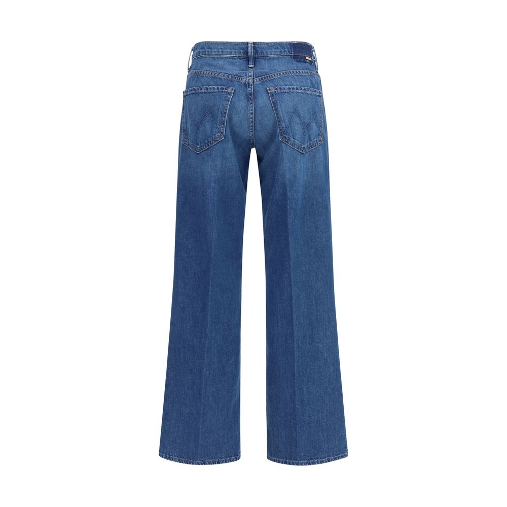 Mother Denim Blue Cotton Relaxed Fit Jeans | Regal Royce