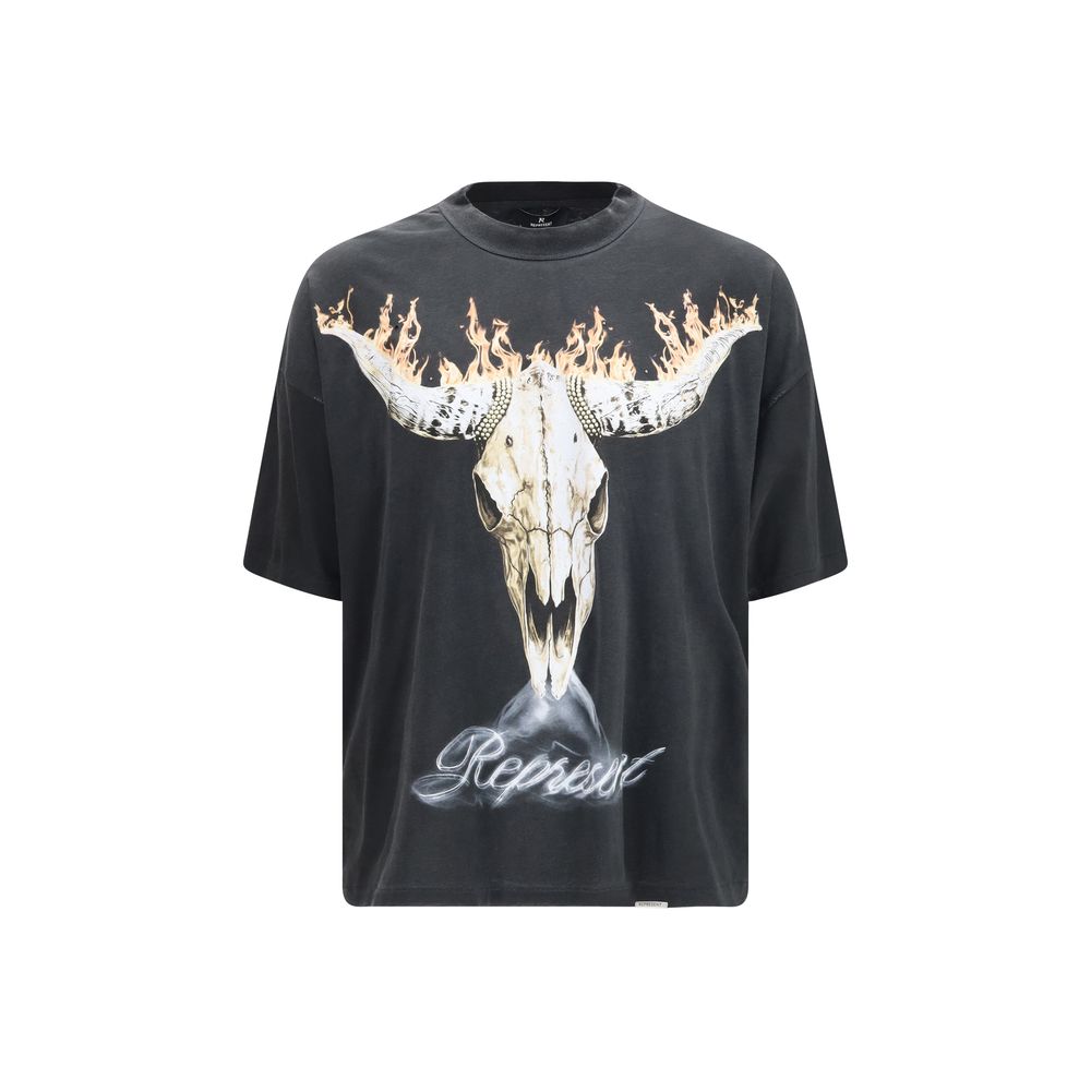 Represent Black Cotton T-Shirt | Regal Royce