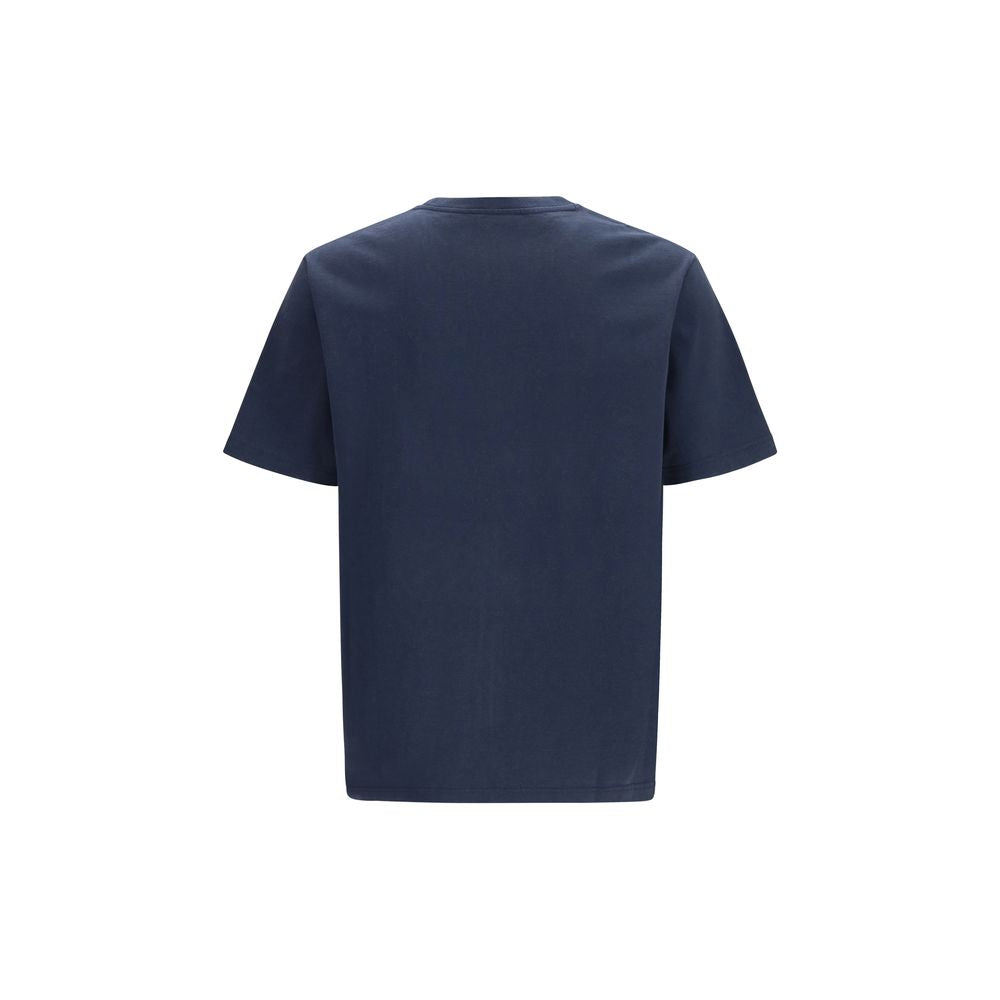 Maison Kitsuné Blue Cotton T-Shirt | Regal Royce