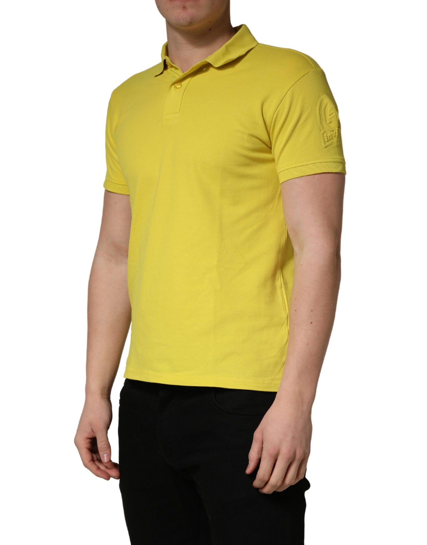 Invicta Yellow Short Sleeve Pique Men Cotton Polo Shirt T-shirt | Regal Royce