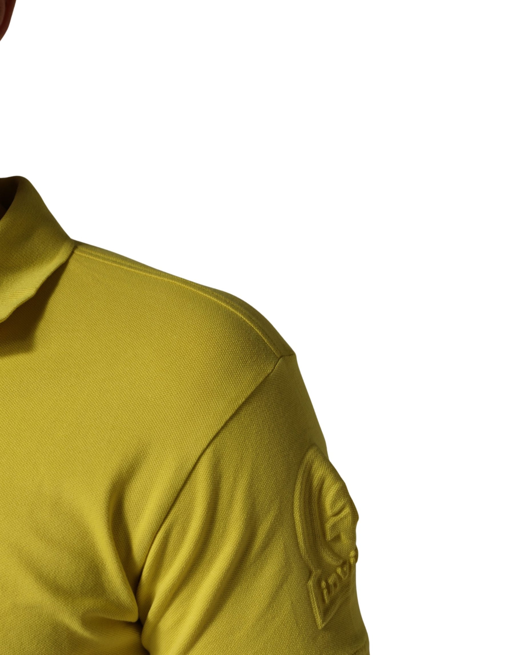Invicta Yellow Short Sleeve Pique Men Cotton Polo Shirt T-shirt | Regal Royce