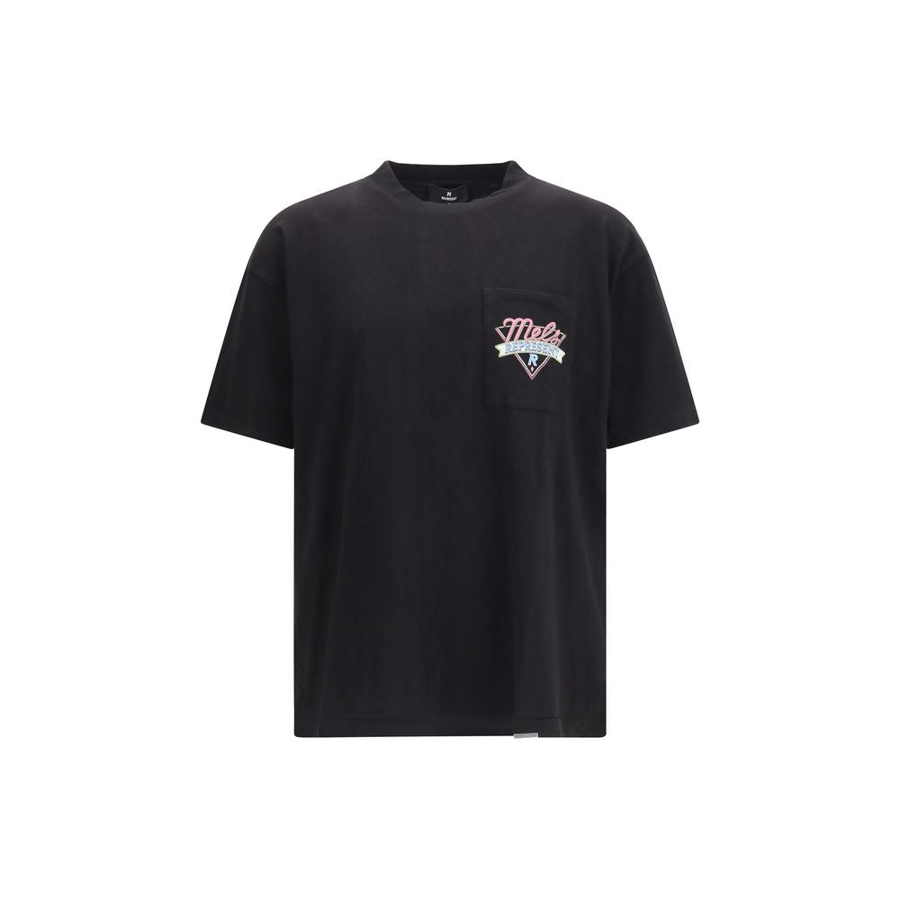 Represent Black Cotton T-Shirt | Regal Royce