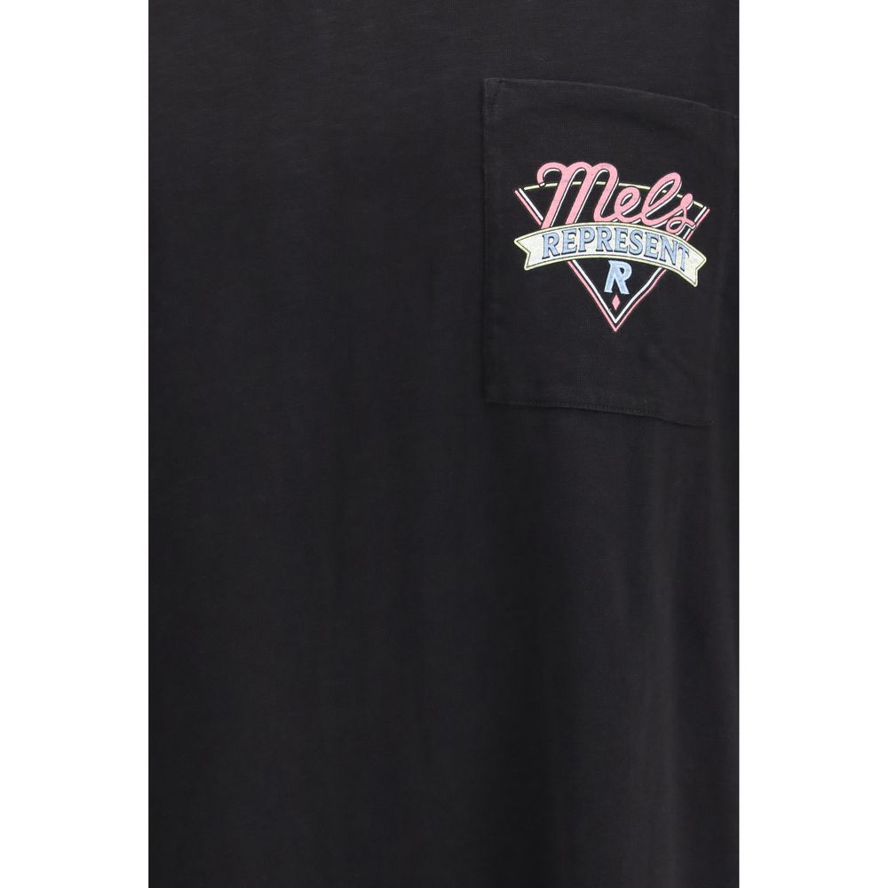 Represent Black Cotton T-Shirt | Regal Royce
