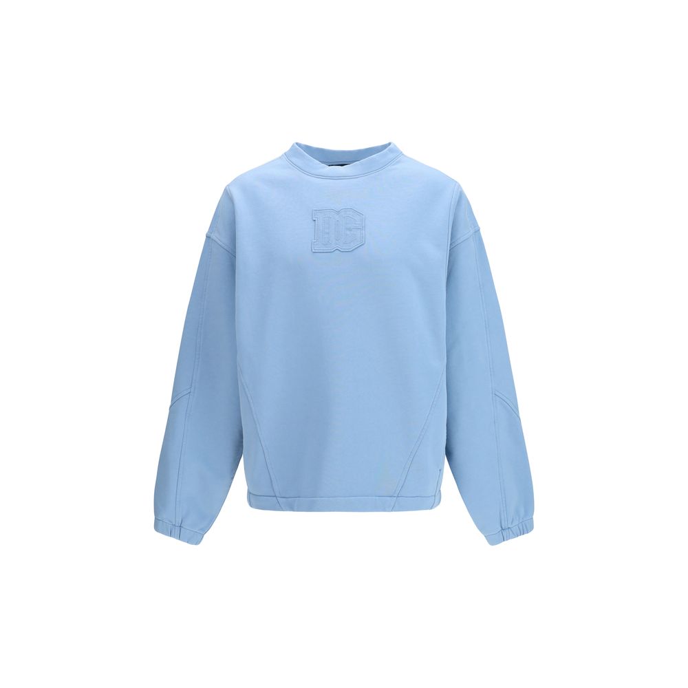 Dolce & Gabbana Blue Cotton Sweatshirt | Regal Royce