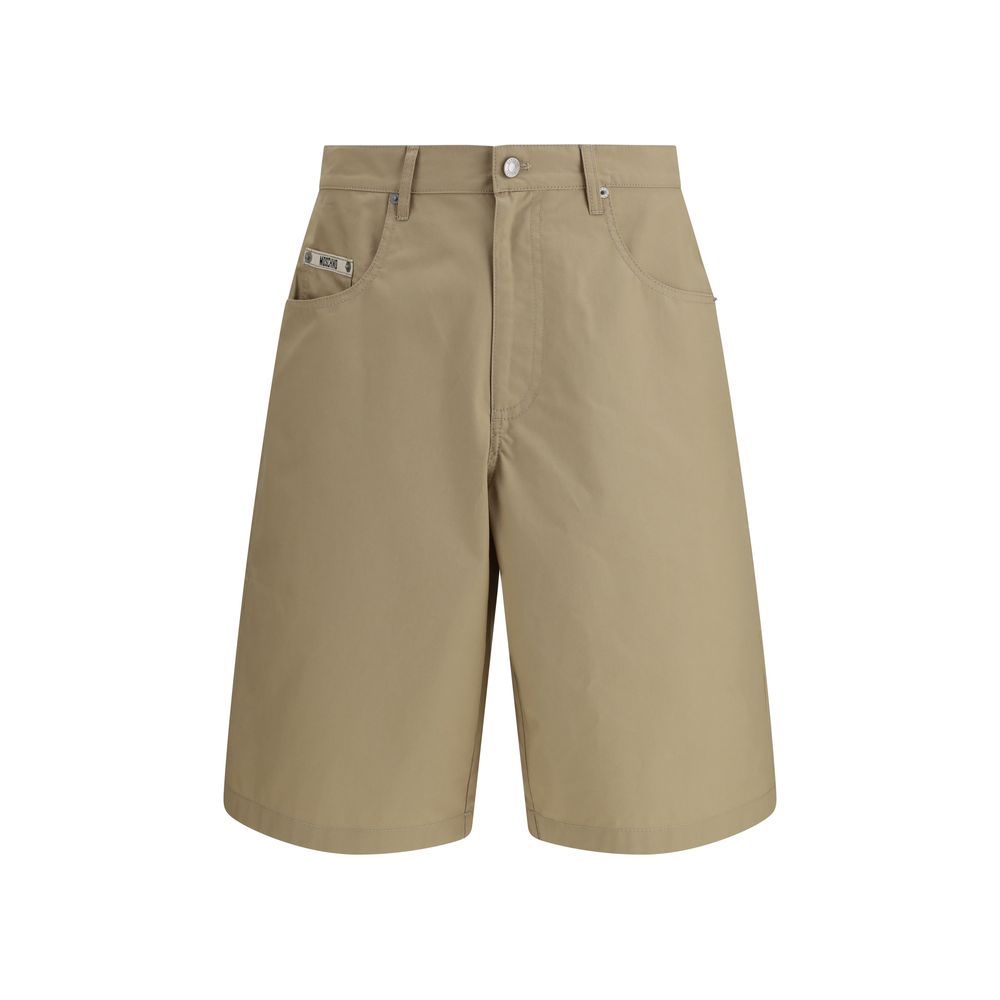 Moschino Beige Cotton Bermuda Shorts | Regal Royce