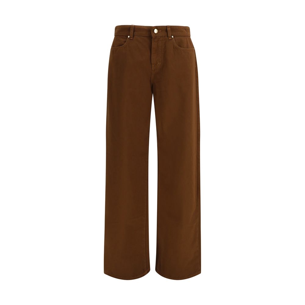 Max Mara Brown Cotton Pants | Regal Royce
