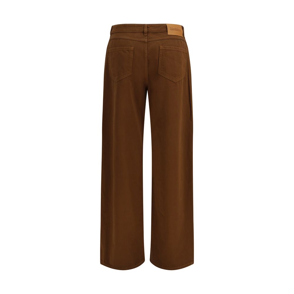 Max Mara Brown Cotton Pants | Regal Royce