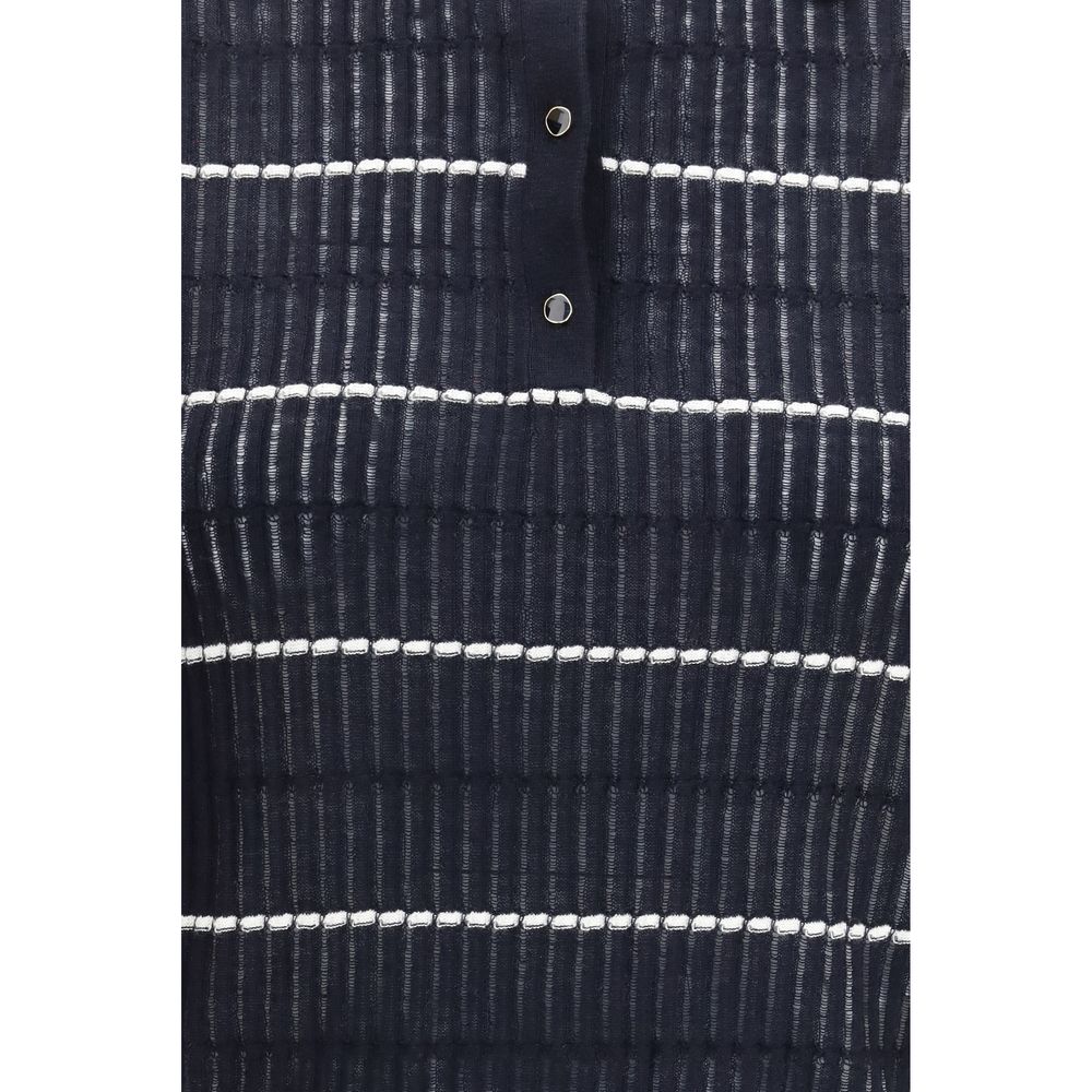 Max Mara Blue Silk Polo Shirt | Regal Royce