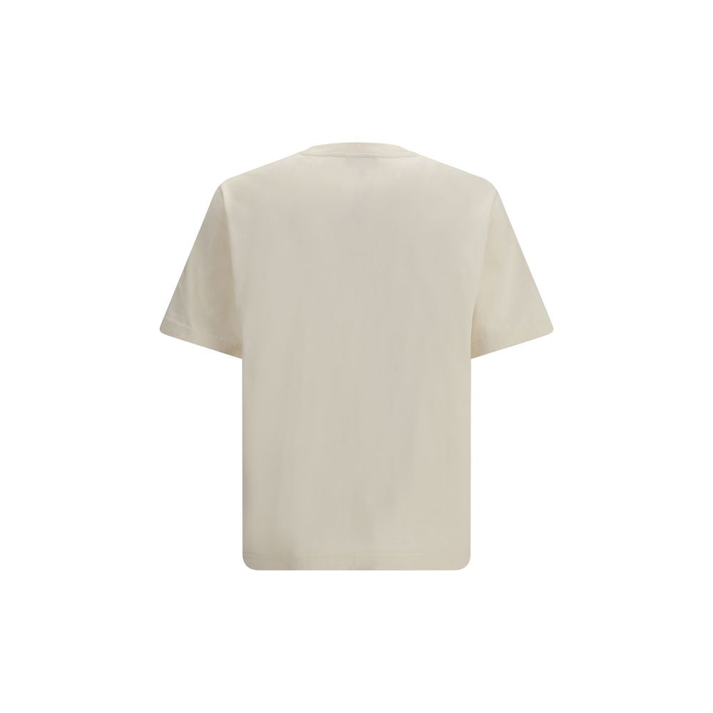 Maison Kitsuné Beige Cotton T-Shirt | Regal Royce
