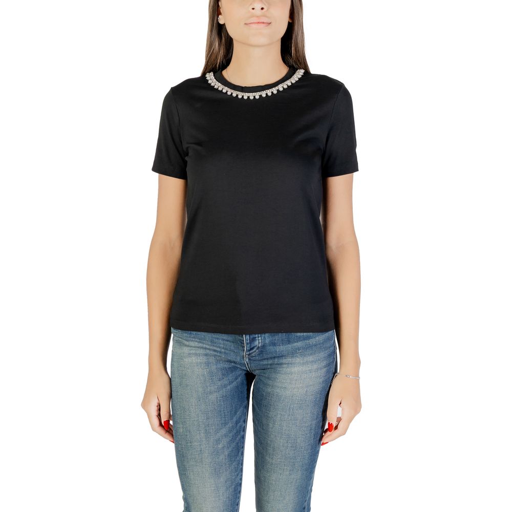 Only Black Cotton T-Shirt | Regal Royce