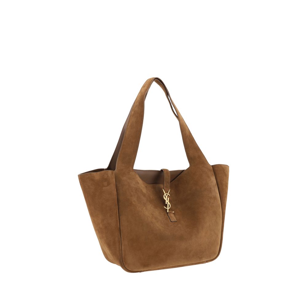 Saint Laurent Brown Calf Leather Bos Taurus Shoulder Bag | Regal Royce