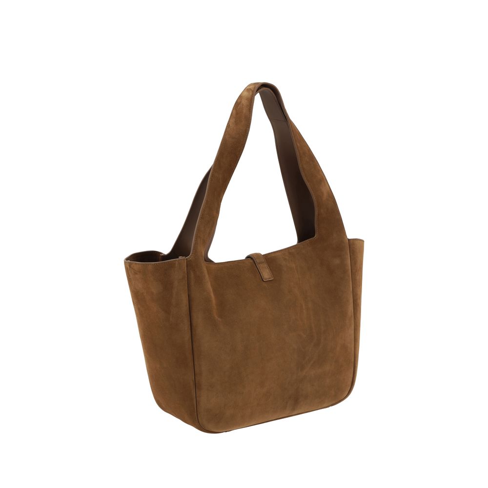 Saint Laurent Brown Calf Leather Bos Taurus Shoulder Bag | Regal Royce