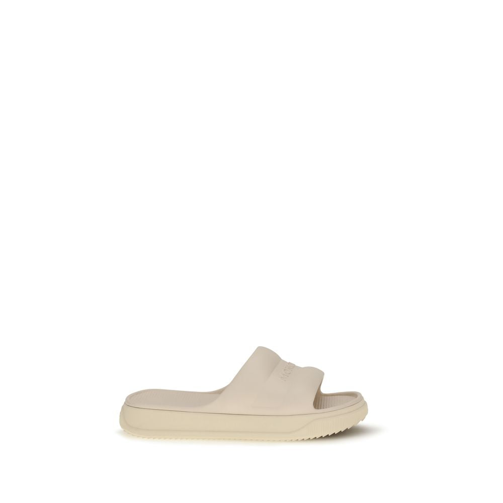 Moncler Beige Rubber Slippers | Regal Royce