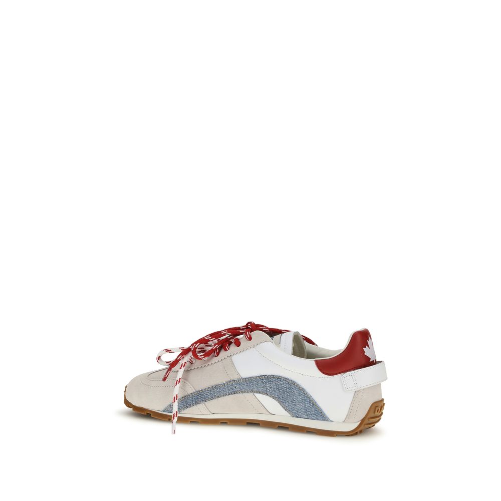 Dsquared² Multicolor Calf Leather Bos Taurus Low Top Sneakers | Regal Royce
