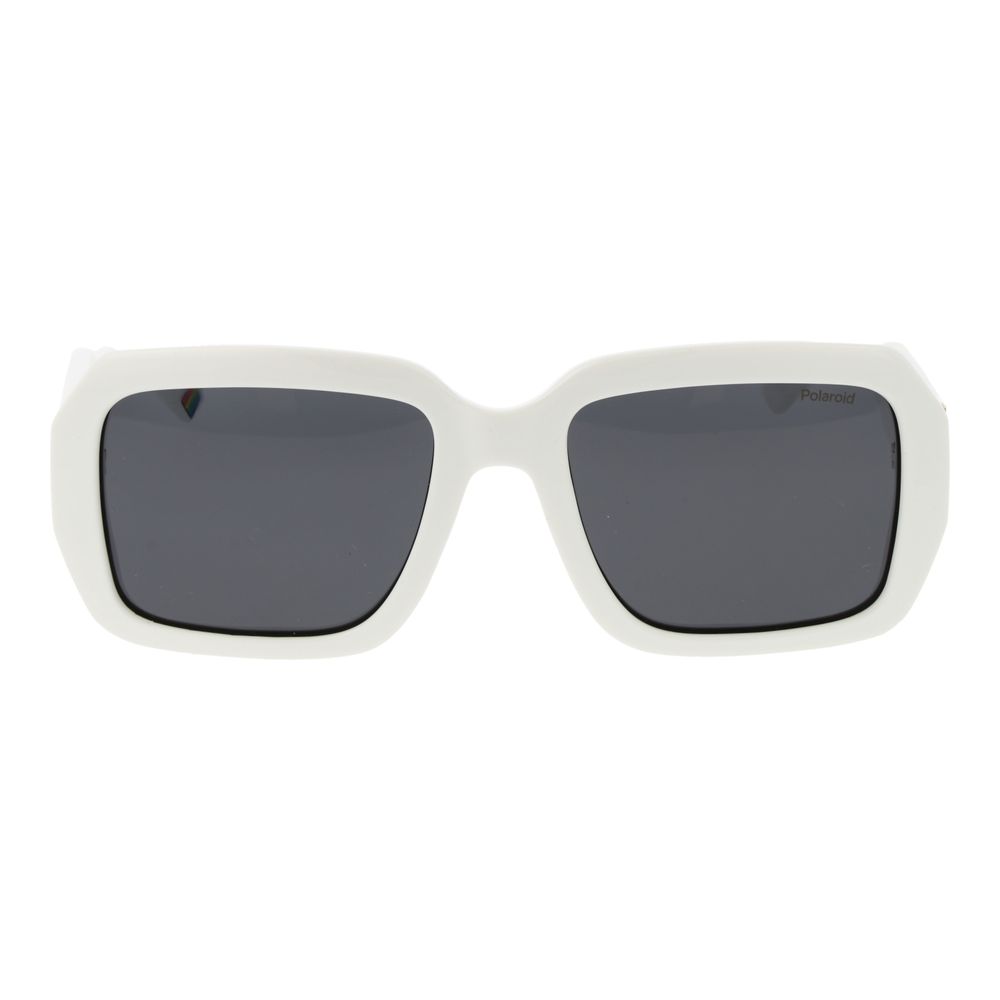 Polaroid White Plastic Sunglasses | Regal Royce