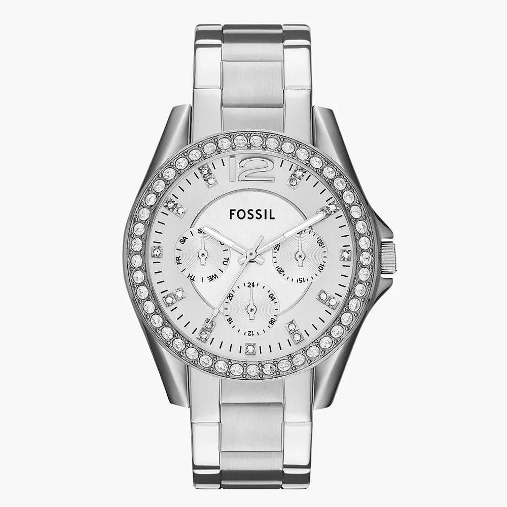 Fossil Gray Stainless Steel Dress Watch | Regal Royce