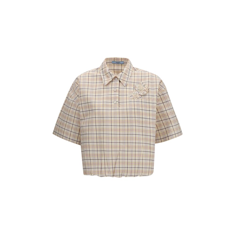 Prada Beige Fabric Pattern Shirt | Regal Royce