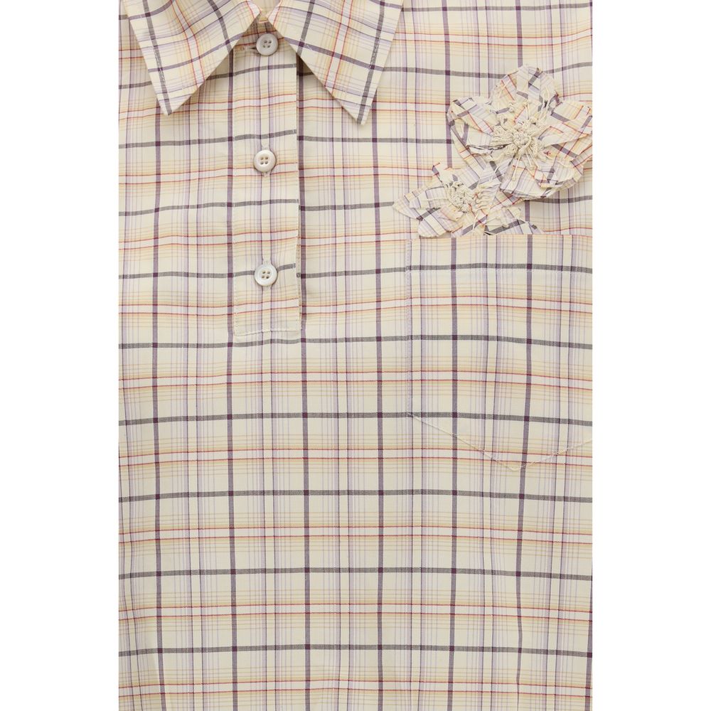 Prada Beige Fabric Pattern Shirt | Regal Royce