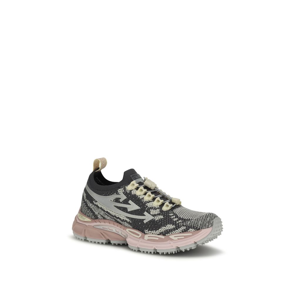Off-White Multicolor Polyethylene Athletic Sneakers | Regal Royce