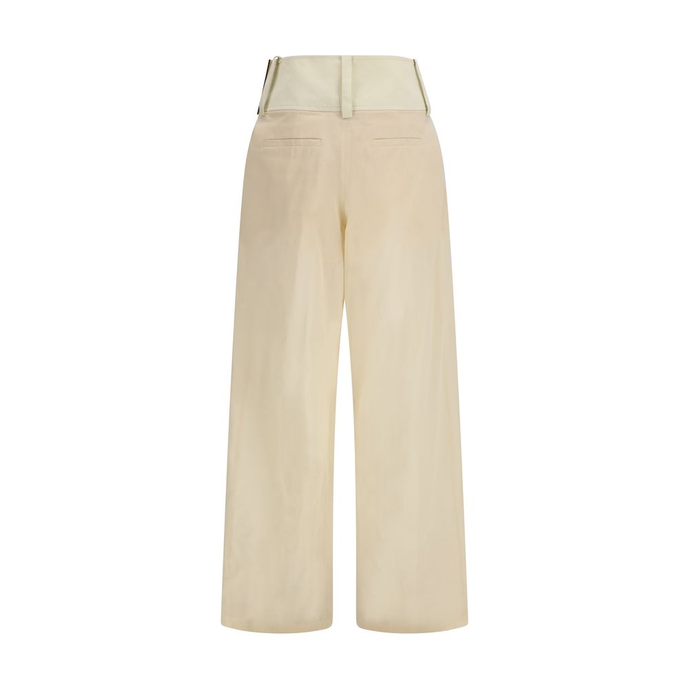 Max Mara Beige Cotton Casual Pants | Regal Royce