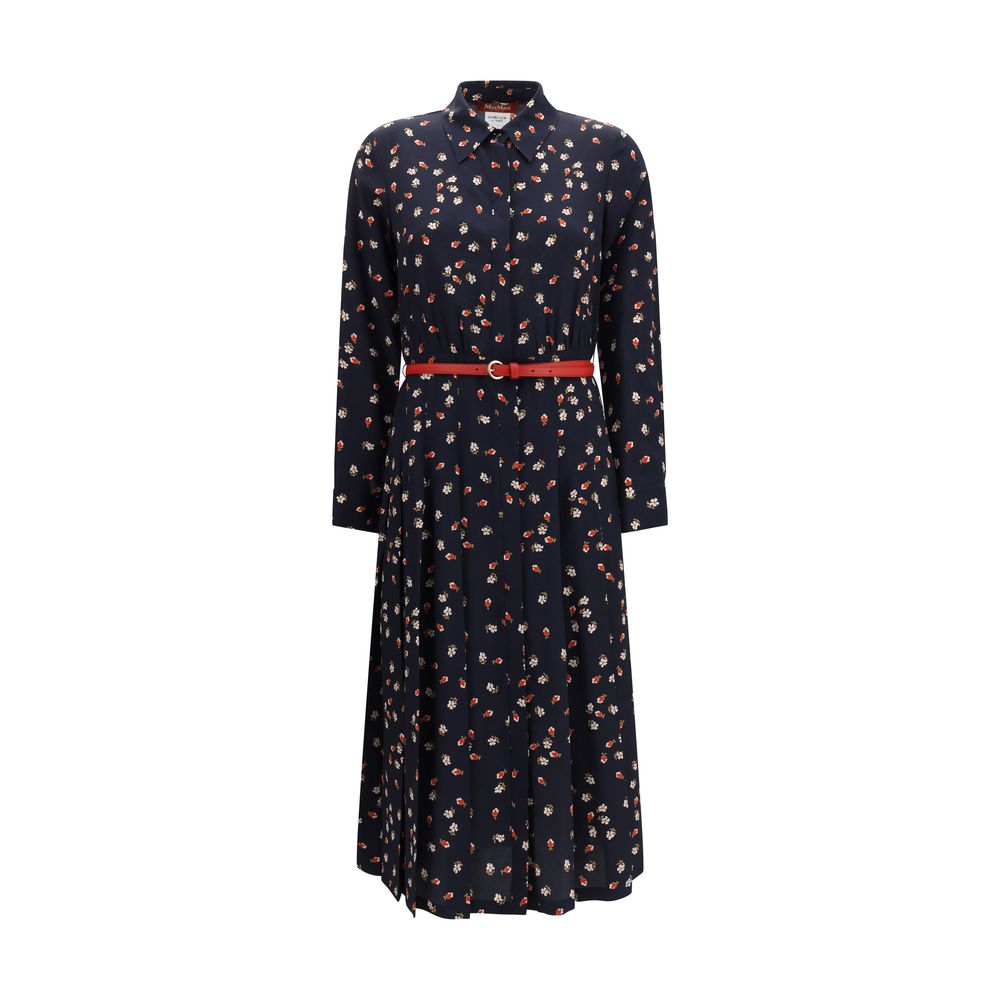Max Mara Blue Silk Casual Dress | Regal Royce