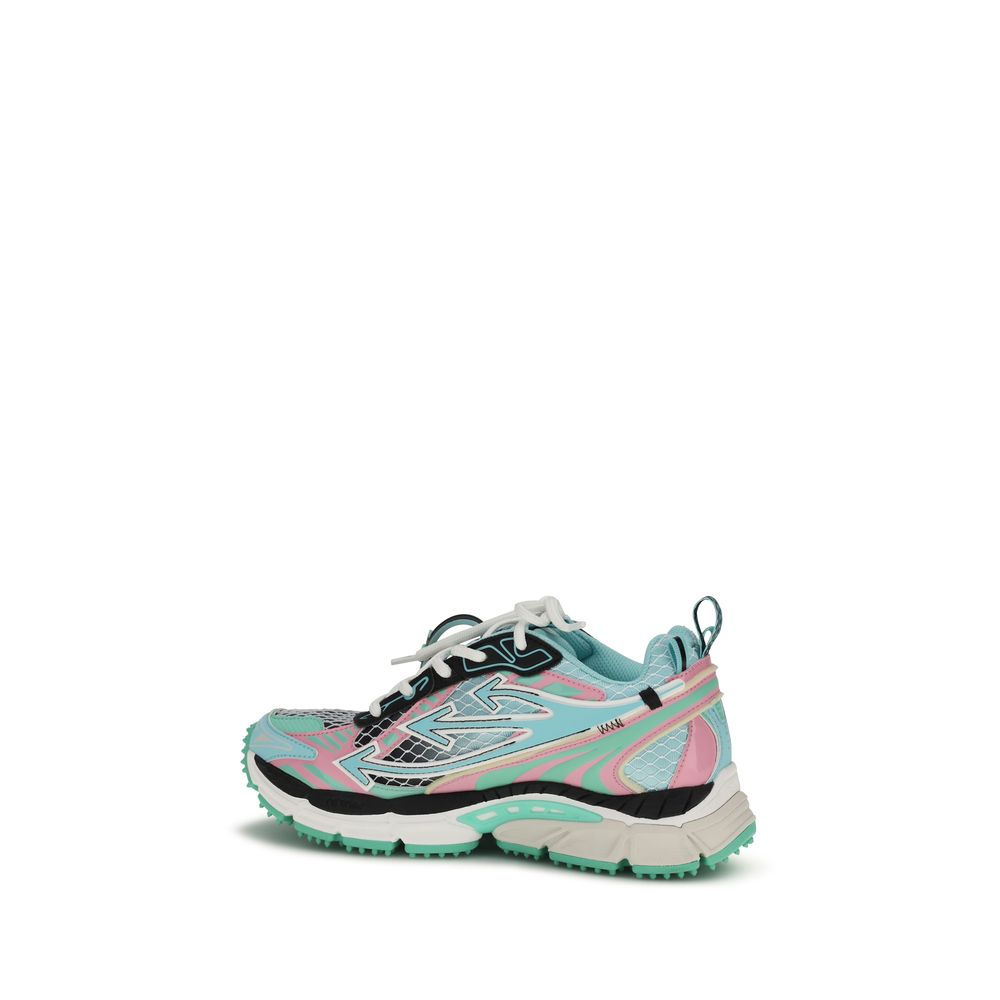 Off-White Multicolor Polyester Athletic Sneakers | Regal Royce
