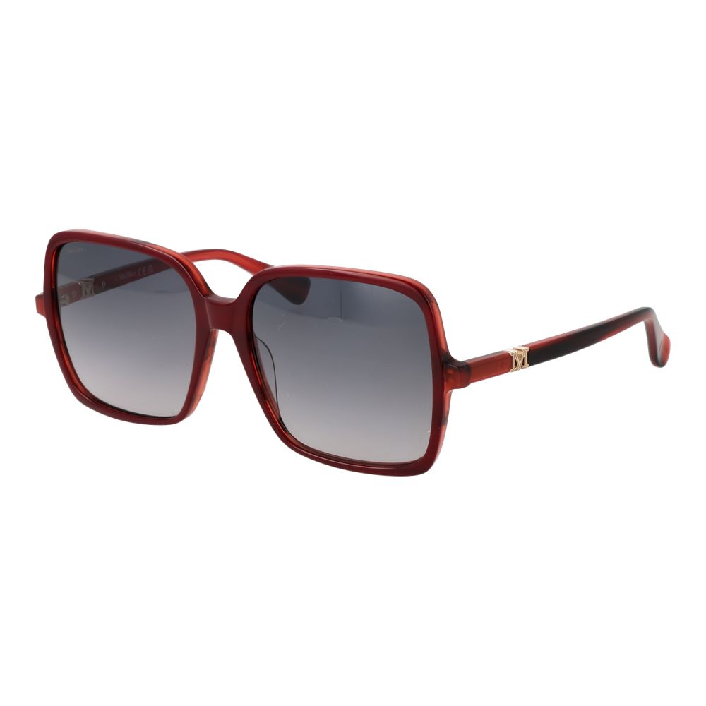 Max Mara Burgundy Acetate Sunglasses | Regal Royce