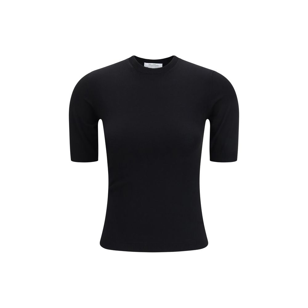 Max Mara Black Viscose T-Shirt | Regal Royce