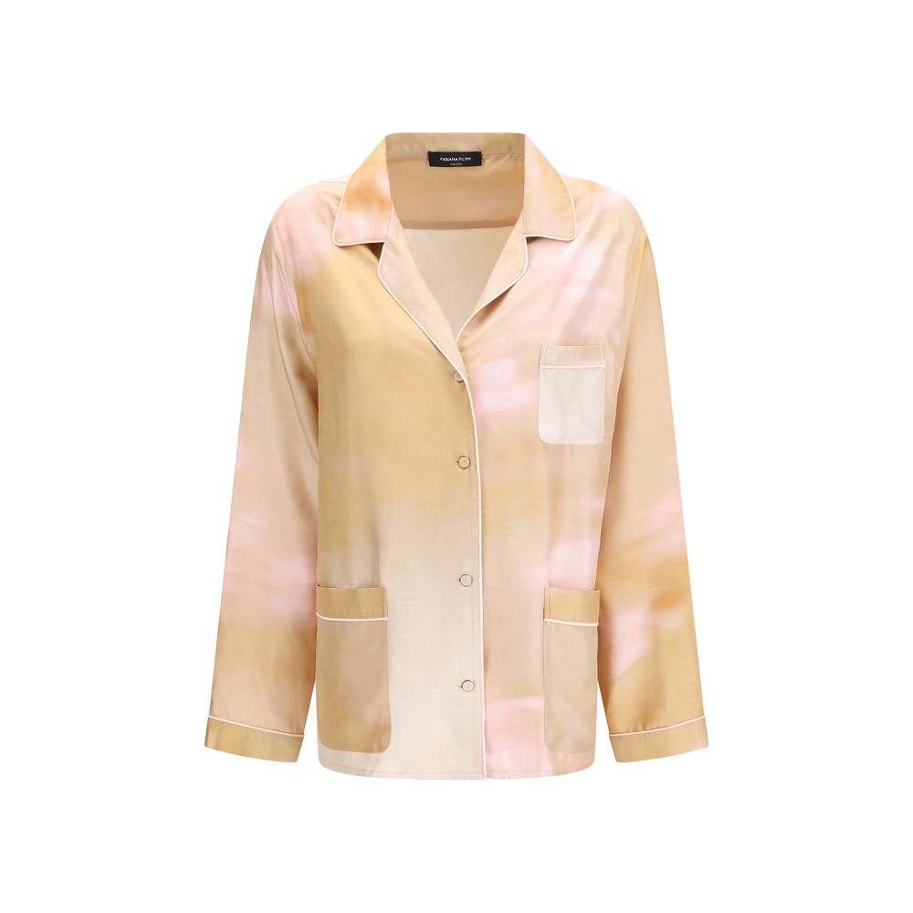 Fabiana Filippi Multicolor Silk Pattern Shirt | Regal Royce