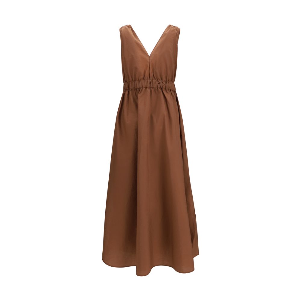 Brunello Cucinelli Brown Polyamide Casual Dress | Regal Royce