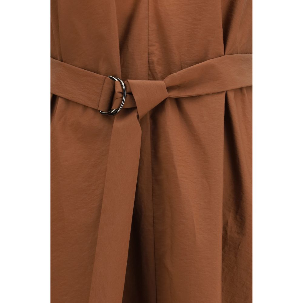 Brunello Cucinelli Brown Polyamide Casual Dress | Regal Royce