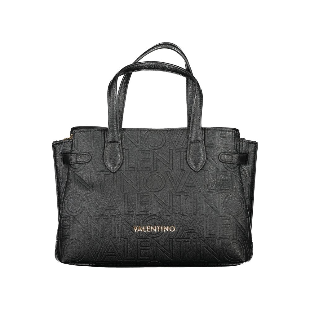 Mario Valentino Black Polyurethane Women's Bag | Regal Royce