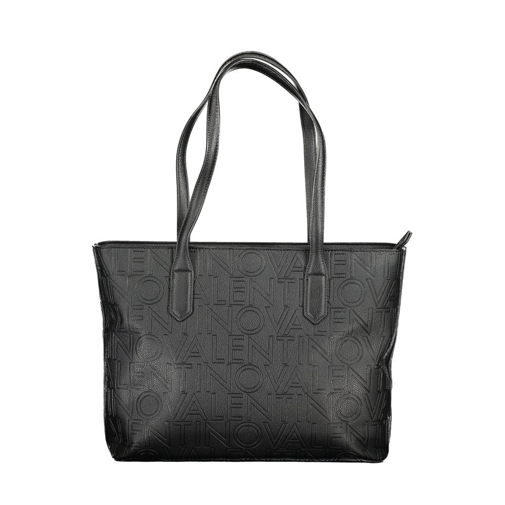 Mario Valentino Black Polyurethane Women's Bag | Regal Royce