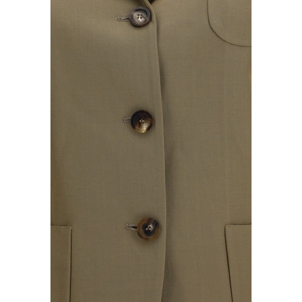 Fabiana Filippi Brown Viscose Blazer | Regal Royce