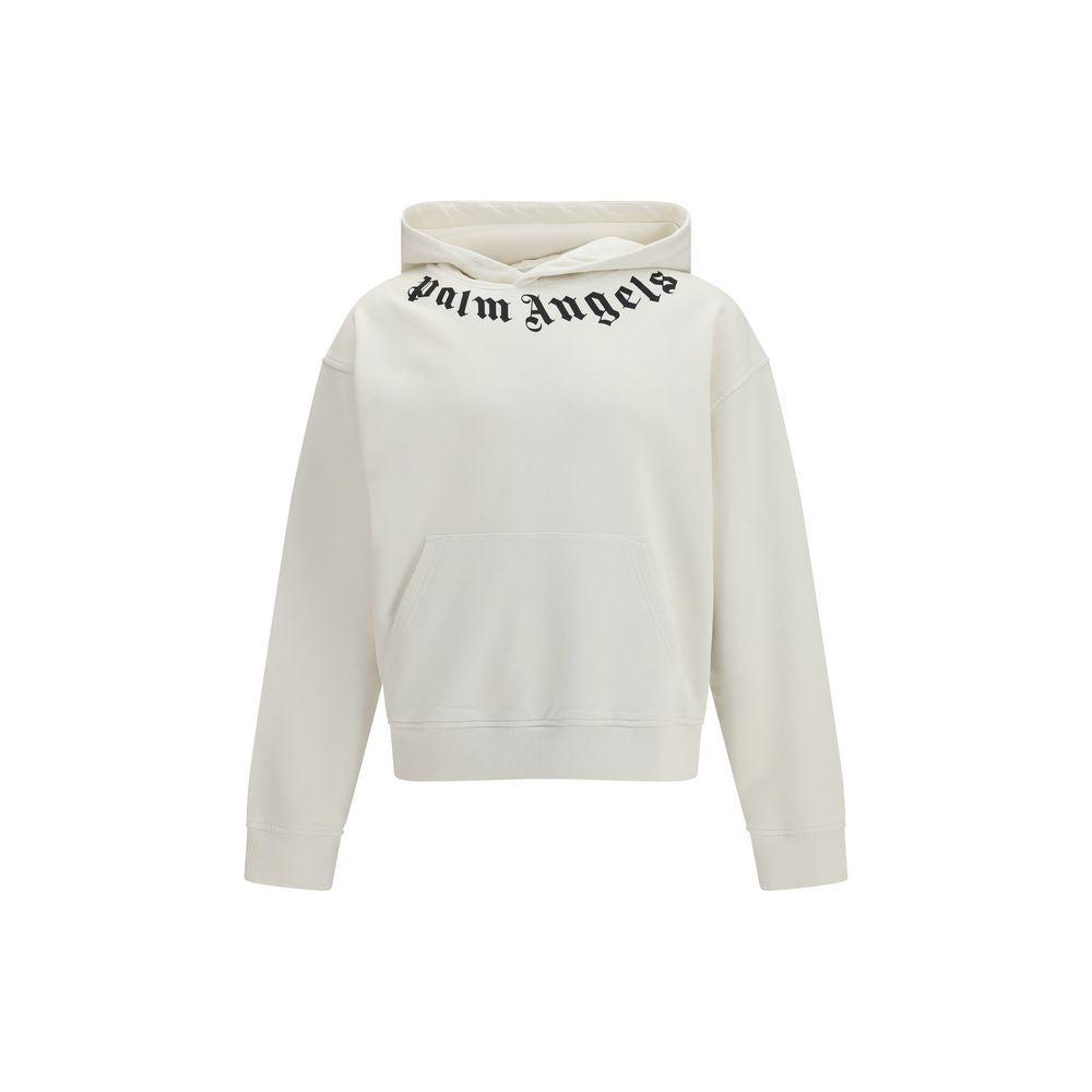 Palm Angels White Cotton Sweatshirt | Regal Royce