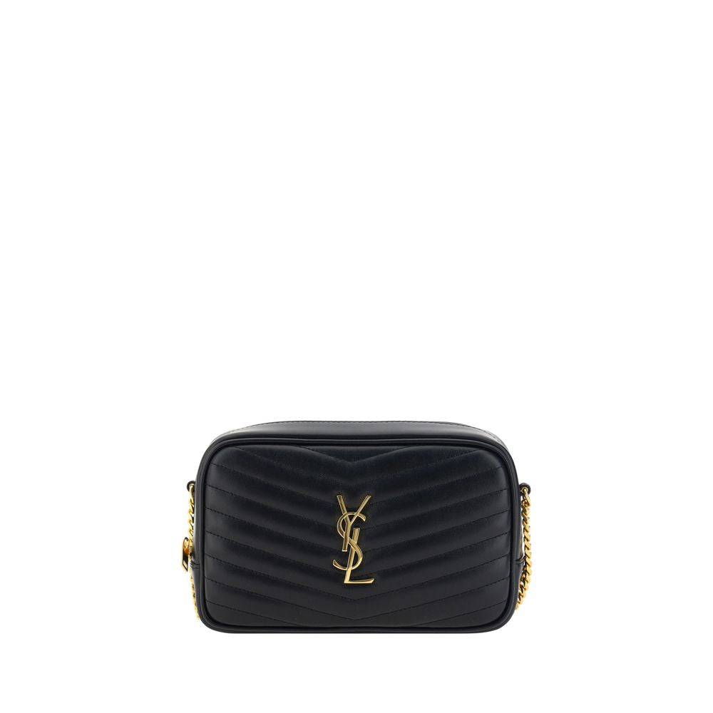 Saint Laurent Black Calf Leather Bos Taurus Shoulder Bag | Regal Royce
