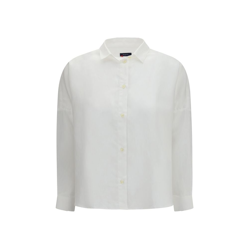 Deperlu White Linen Shirt | Regal Royce