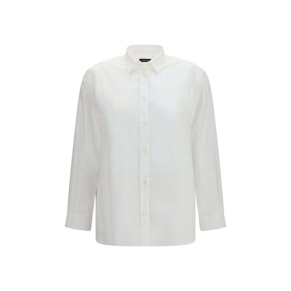 Deperlu White Cotton Shirt | Regal Royce