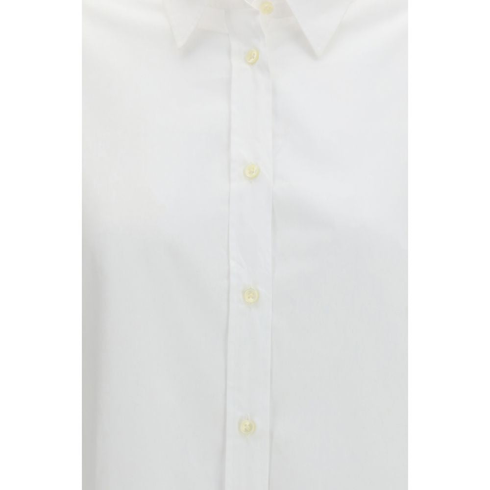 Deperlu White Cotton Shirt | Regal Royce
