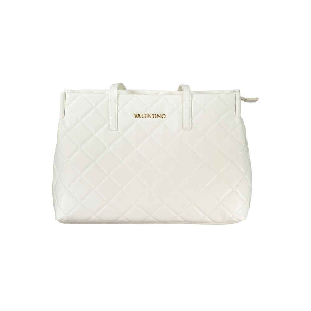 Mario Valentino White Polyurethane Women's Bag | Regal Royce
