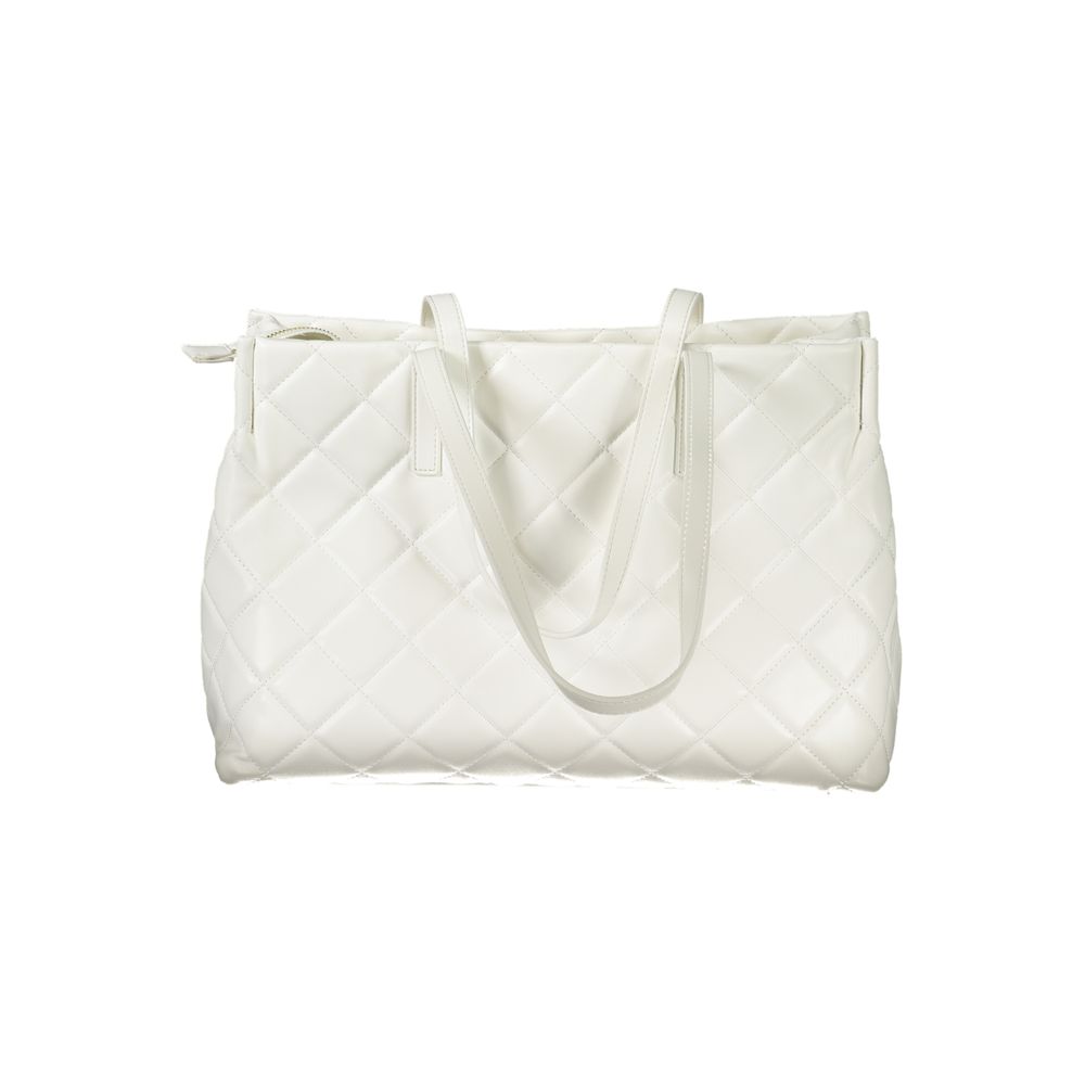 Mario Valentino White Polyurethane Women's Bag | Regal Royce