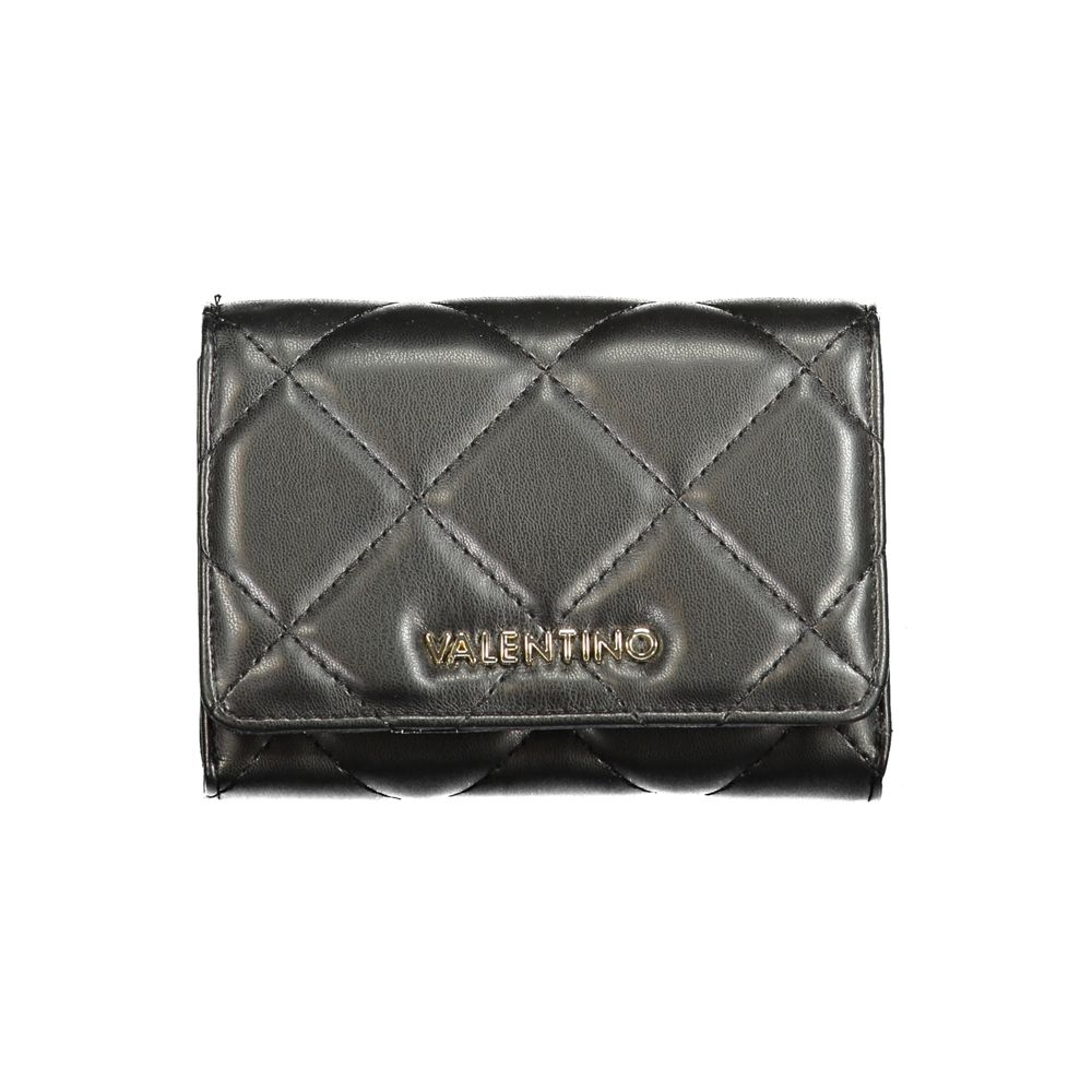 Mario Valentino Black Polyurethane Women's Wallet | Regal Royce