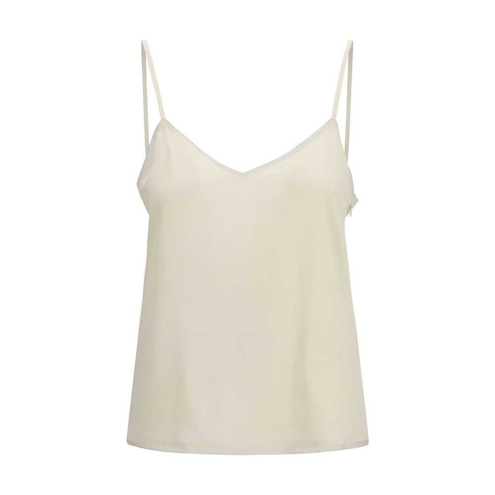 Fabiana Filippi Beige Acetate Blouse | Regal Royce